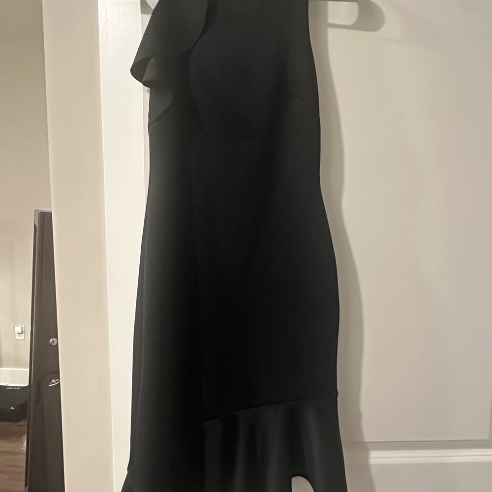 Banana Republic Black One-Shoulder Dress